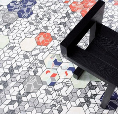 Forbo Modul'up Compact Graphic 9307UP43C pastel kubik фото 2 | FLOORDEALER